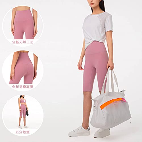 NC No Embarrassment Line Skin-Friendly Nude Yoga Pants  Color High Waist Skinny Peach Yoga Fitness Pants