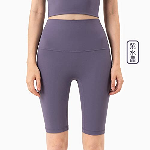 NC No Embarrassment Line Skin-Friendly Nude Yoga Pants  Color High Waist Skinny Peach Yoga Fitness Pants