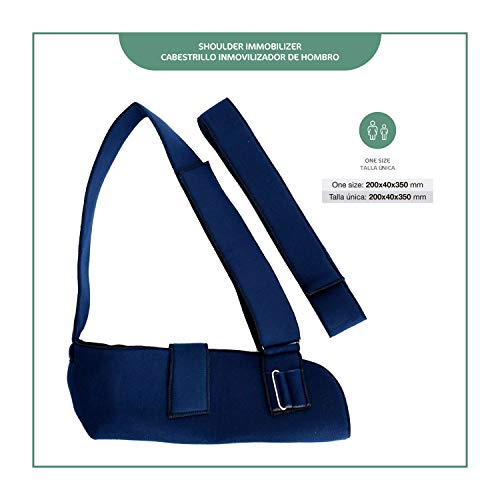 ORTONES | Cabestrillo Sling para hombro brazo inmovilizador talla universal Azul.