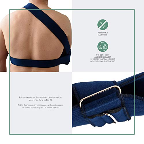 ORTONES | Cabestrillo Sling para hombro brazo inmovilizador talla universal Azul.