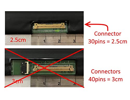 Pantalla de repuesto N140BGA-EA4 Rev.C2 para Asus C423NA-BV0017 LED HD de 30 pines eDP de 315 mm sin ganchos