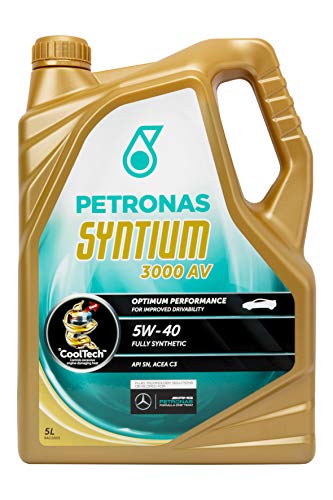 PETRONAS PET5405 ACEITE DE MOTOR SYNTIUM 3000 AV 5 Litros, Multicolor, 5W40 5L