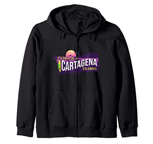 Prefiero estar en Cartagena Colombia Recuerdo Sudadera con Capucha