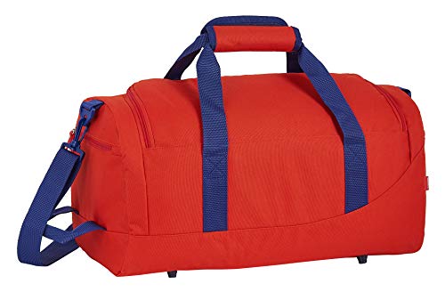 safta 712058553 Bolsa deporte Bolso de viaje 50 cm Atlético de Madrid, Rojo/Blanco/Azul, 500x250x250 mm