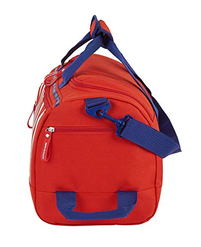 safta 712058553 Bolsa deporte Bolso de viaje 50 cm Atlético de Madrid, Rojo/Blanco/Azul, 500x250x250 mm