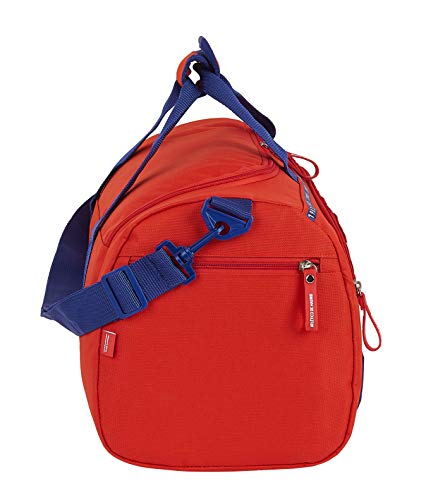 safta 712058553 Bolsa deporte Bolso de viaje 50 cm Atlético de Madrid, Rojo/Blanco/Azul, 500x250x250 mm