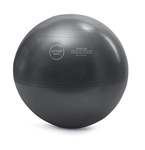 Sitting Ball Sport-Tec - Pelota para sentarse (malla, aprox. 65 cm),