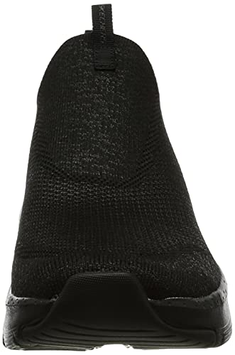 Skechers El Ajuste del Arco lo Mantiene en su Lugar, Zapatillas Mujer, Black, 39 EU