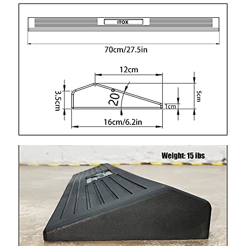 Squat Wedge Gym Halterofilia En Cuclillas Tabla Inclinada Goma Antideslizante Rampa para Sentadillas para Mejorar El Peso Muerto Y La Fuerza En Cuclillas Ayuda para Ejercicios