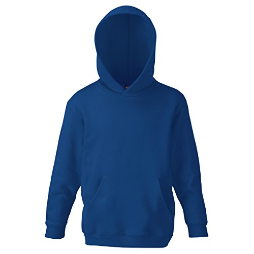 Sudadera con capucha para niños (unisex), de la marca Fruit of the Loom Rosa rosa claro 14 años