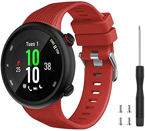 Tyogeephy Compatible con Forerunner 45 Correa de Reloj, Correa de Reloj de Repuesto Deportivo de Silicona Suave, Fitness Correa Pulsera para Forerunner 45 Smartwatch