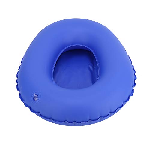 Venta Loca Colchoneta Inflable, Cojín de Asiento Cojín de Silla portativa Cojín de Respaldo Plegable Anti-úlcera de Inodoro Orinal para Ancianos en Cama