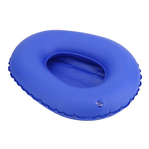 Venta Loca Colchoneta Inflable, Cojín de Asiento Cojín de Silla portativa Cojín de Respaldo Plegable Anti-úlcera de Inodoro Orinal para Ancianos en Cama