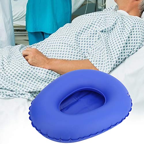 Venta Loca Colchoneta Inflable, Cojín de Asiento Cojín de Silla portativa Cojín de Respaldo Plegable Anti-úlcera de Inodoro Orinal para Ancianos en Cama