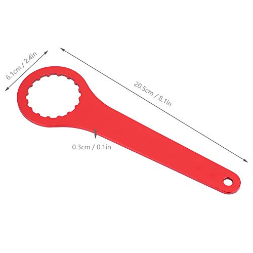 VGEBY1 Llave de pedalier de Bicicleta, Llave de cigüeñal de Bicicleta Profesional para Herramienta BB Ciclismo Llave de pedalier de pedalera (Rojo)