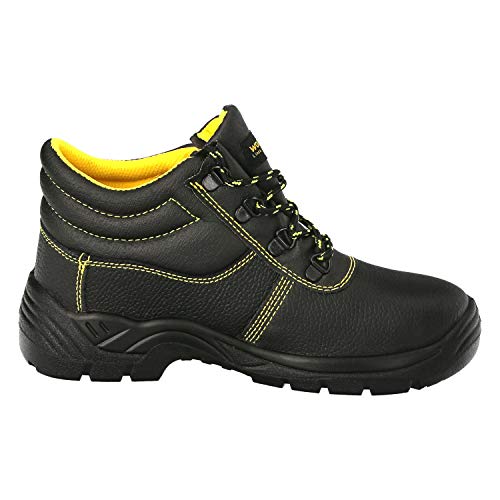 WOLFPACK LINEA PROFESIONAL 15018240 S3 Piel Negra Wolfpack Nº 44 Vestuario Laboral,Calzado Seguridad, Botas Trabajo