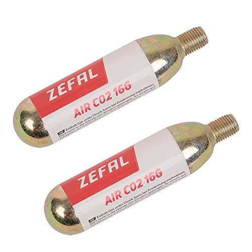 ZEFAL Co2 16g Blíster 2 Cartuchos, Deportes, Plata