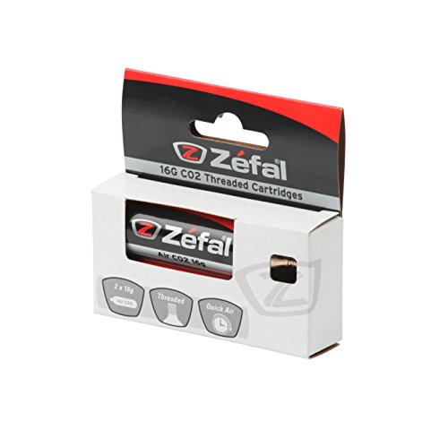 ZEFAL Co2 16g Blíster 2 Cartuchos, Deportes, Plata