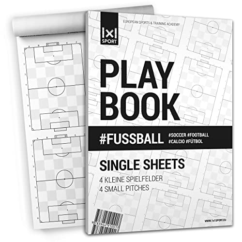 1X1Sport - Plantillas de Juego Para Entrenadores de FÚTbol, con Planos del Campo de Juego [PodrÍA no Estar en EspaÑOl], Kleine Felder