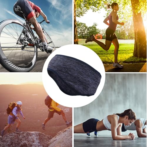 2 Piezas Cinta Pelo Deporte Diadema Deportiva Mujer Cinta Pelo Hombre Mujer Cinta Sudor Cabeza Hombre Cintas Pelo Deportivas para Yoga, Running, Fitness