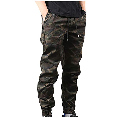 2021 Nuevo Pantalones Hombre Pantalones Casuales Moda Deportivos Running Pants Jogging Pantalon Fitness Gym Slim Fit Pantalones Camuflaje Largos Pantalones Ropa de hombre Pantalones de Trekking