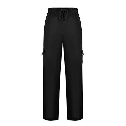 2023 Pantalones Hombre, otoño Inviernos Deporte Casual Jogging Pantalón Largos con Ajustable Cordón Sueltas Chandal Pantalone de Trabajo Color Sólido para Corror Gimnasio Fitness Pants Joggers