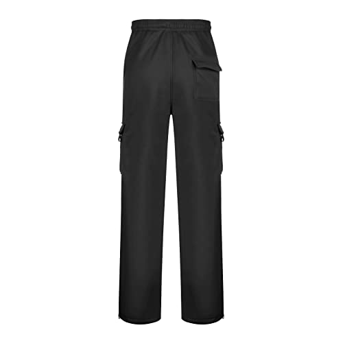 2023 Pantalones Hombre, otoño Inviernos Deporte Casual Jogging Pantalón Largos con Ajustable Cordón Sueltas Chandal Pantalone de Trabajo Color Sólido para Corror Gimnasio Fitness Pants Joggers