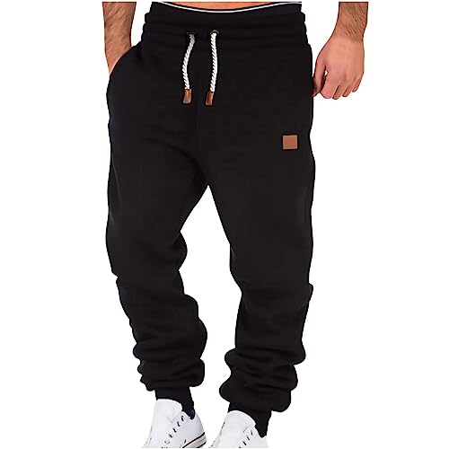 2023 Pantalones Hombre otoño Inviernos Deporte Casual Jogging Pantalón Largos con Ajustable Cordón Sueltas Chandal Pantalone de Trabajo Color Sólido para Corror Gimnasio Fitness Pants Joggers