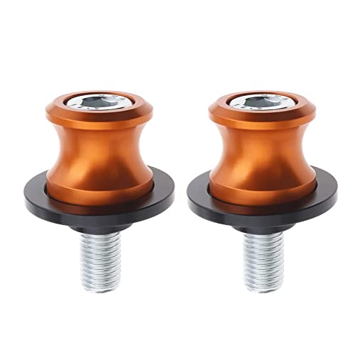 2pcs Diabolos M10 10mm Tornillos del Soporte CNC Aluminio Diabolos M10*1.25 Basculante de Deslizadores Tornillos del Soporte para DUKE/RC 125 200 390 ZX6R ZX10R Z750 Z1000 Z1000SX ER6N ER6F