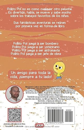 4 historias del pollito Pol: Libros para niños de 3 a 6 años sobre trabajos