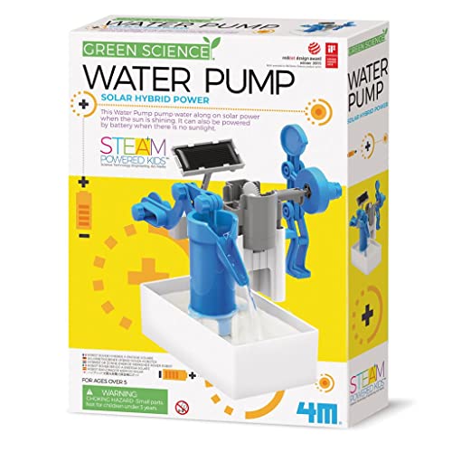 4M 403425 Green Hybrid Solar Power Water Pump Science Kit