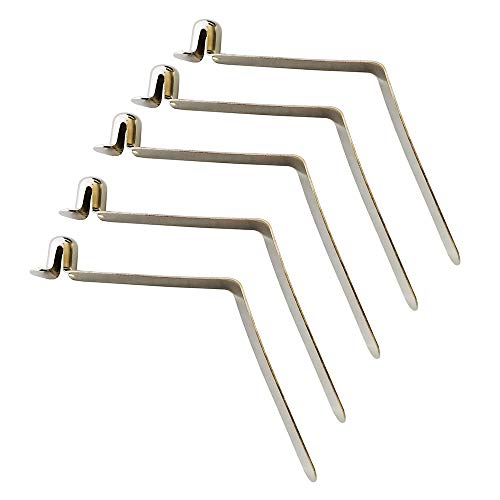 50 piezas Clip de resorte de un solo botón 3 mm / 4 mm / 5 mm / 6 mm / 7 mm / 8 mm / 9 mm Para Kayak Paddle Snap Clip de resorte Tienda de campaña Clips de poste Tubo de toldo Tubo telescópico