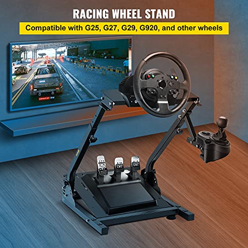 57 x 49cm Soporte de Volante Universal Plegable G25 G27 G29 y G920 Wheel Stand Pro Compatible con Logitech G25 G27 G29 y G920