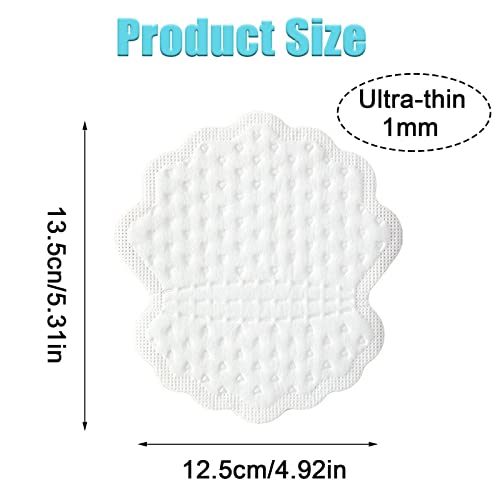 60 Piezas Almohadillas Sudor Axilas, Cómodo Transpirable Almohadillas Para El Sudor De Axilas, Blanco 1mm Invisible Absorbentes Axila, Verano Una Vez Desodorante Absorción Sudo Protege tus Prendas