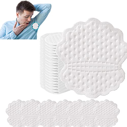 60 Piezas Almohadillas Sudor Axilas, Cómodo Transpirable Almohadillas Para El Sudor De Axilas, Blanco 1mm Invisible Absorbentes Axila, Verano Una Vez Desodorante Absorción Sudo Protege tus Prendas