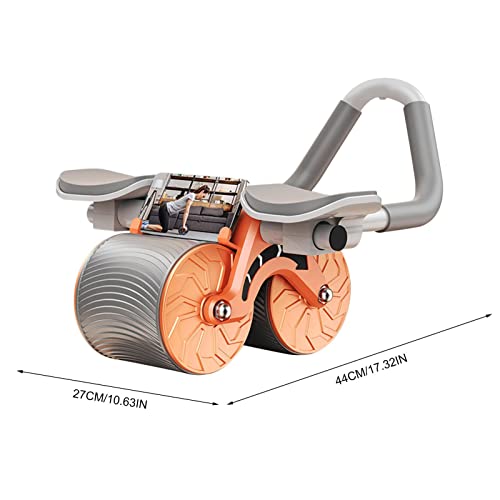 AB Wheel | Rodillo Rebote Automático | Rodillo Para Abdominales Con Soporte Para El Codo | Ab Abdominal | Rueda Para Abdomen Patinete Abdominal Para Entrenamiento Abdominal Para El Hogar