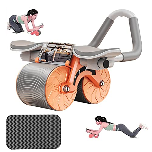 AB Wheel | Rodillo Rebote Automático | Rodillo Para Abdominales Con Soporte Para El Codo | Ab Abdominal | Rueda Para Abdomen Patinete Abdominal Para Entrenamiento Abdominal Para El Hogar