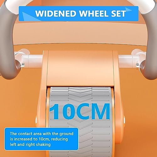 Ab Wheel Roller Automatisches Rebound Bauchrad Bauchmuskeltrainer Roller con Temporizador, Bauchmuskel Roller Hombres y Mujeres Fitness Core Trainer para Casa, Gimnasio