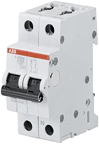 ABB S200 Disyuntor Tipo Z, Pol 1P+N 40A System Pro M Compact Montaje en carril DIN