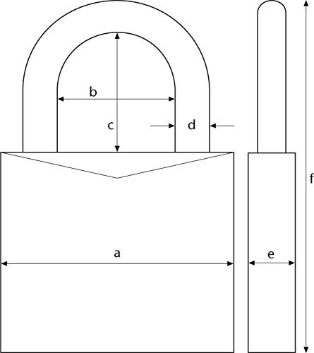 Abus 145/40_TITANIO - Candado aluminio combinacion 40mm 4 dígitos titanio