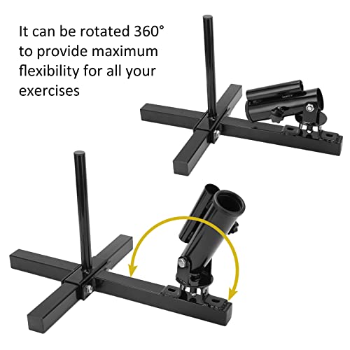 Accesorio para Remo con Barra en T, Entrenamiento de Fuerza con Núcleo de Acero Inoxidable, Plataforma para Remo con Barra en T, Accesorio para Minas Terrestres, Plataforma Multifuncional para Remo