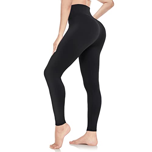 ACTINPUT Leggings Mujer Fitness Pantalones de Yoga Elásticos Push Up Deporte Cintura Alta Mallas Pantalones Deportivos Leggins con Control de Abdomen para Running Fitness Yoga y Pilates