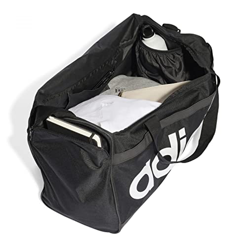 Adidas Bolsa de gimnasio unisex HT4744 Linear Duf XS, color negro y blanco NS