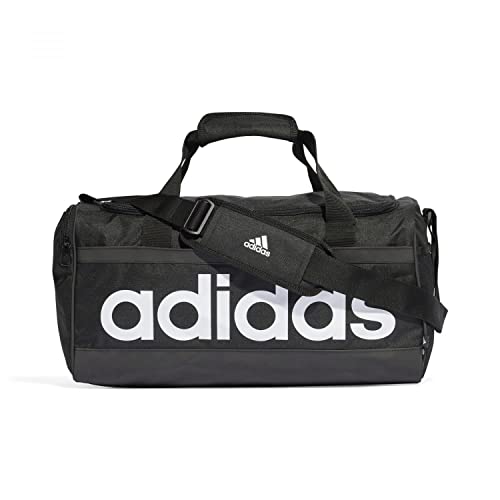 Adidas Bolsa de gimnasio unisex HT4744 Linear Duf XS, color negro y blanco NS