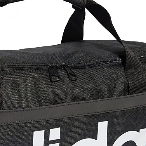 Adidas Bolsa de gimnasio unisex HT4744 Linear Duf XS, color negro y blanco NS