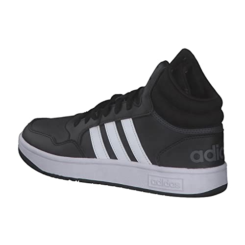 adidas Hoops 3.0 Mid Classic Vintage Shoes, Zapatillas Hombre, Core Black Ftwr White Grey Six, 43 1/3 EU