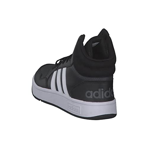 adidas Hoops 3.0 Mid Classic Vintage Shoes, Zapatillas Hombre, Core Black Ftwr White Grey Six, 43 1/3 EU