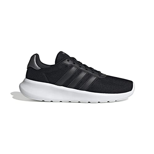 adidas Lite Racer 3.0 Shoes, Zapatillas de running Mujer, Core Black Core Black Iron Met., 40 2/3 EU