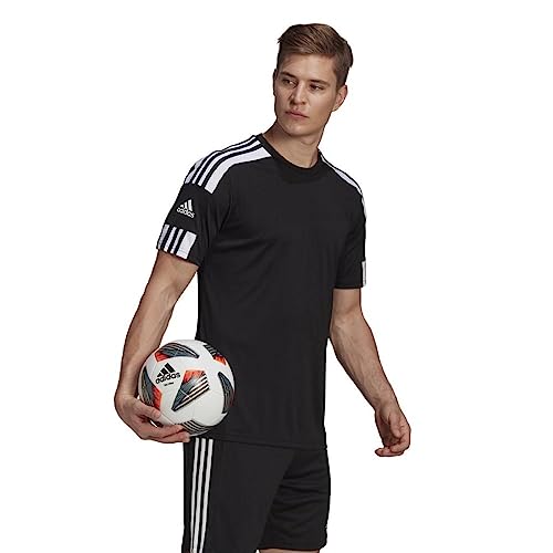 adidas Squadra 21, Camiseta de mangas corta Hombre, Black/White, XXL