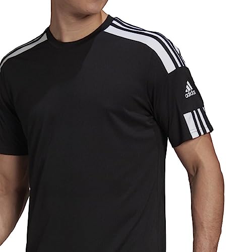 adidas Squadra 21, Camiseta de mangas corta Hombre, Black/White, XXL